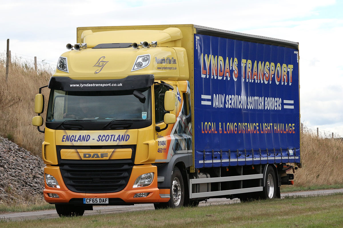 Lynda's Transport general haulage vehicle